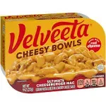 Velveeta Cheesy Bowls Ultimate Cheeseburger Mac