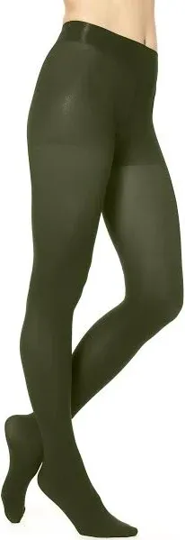 Hue Super Opaque Tights Smooth Control Top Size 4 5&#039;2&#034; - 6&#039;0&#034; Espresso 90 Den