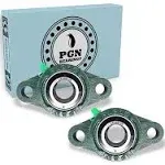 PGN UCFL205-16 Pillow Block Bearing - Pack of 4 Flange Mounted Pillow Block B...