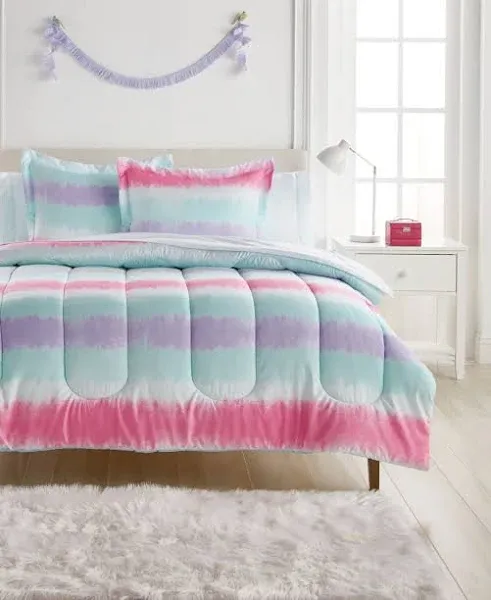 Dream Factory Tie Dye Stripe Comforter Set