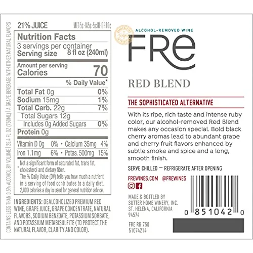 Sutter Home Fre Red Blend N/A