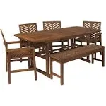 6-Piece Vincent Extendable Outdoor Patio Dining Set