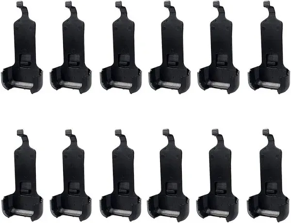 12 pcs Original Walkie Talkie Belt Clip Compatible with Two Way Radio LUITON LT-316 WLN KD-C1 Retevis RT22 Zastone X6 NKTECH NK-U1 Zeadio ZS-B1