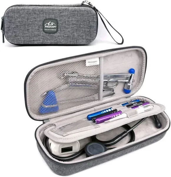 Hard Stethoscope Carrying Case with ID Slot W/ Mesh Pocket For Nurse Accessories