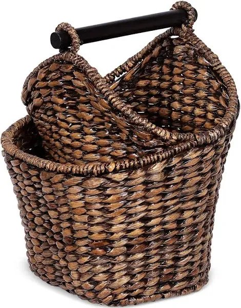 BirdRock Home Seagrass Magazine and Bathroom Basket