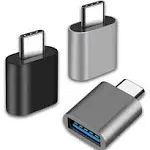 3x Mini USB C Type C Female to USB 3.0 Type A Male Port Converter Adapter Car PC