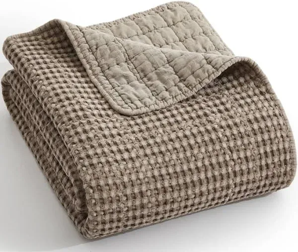 Levtex Home Mills Waffle Quilted Throw