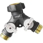 Vego Garden Hose Splitter 2 Way Heavy Duty Hose Splitter Faucet Splitter Outd...