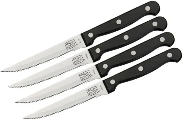 Chicago Cutlery 4pc Kitchen Essentials High Carbon Steak Knife Set 01393