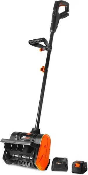 WEN 20V Max 12-Inch Cordless Snow Shovel with 5Ah Battery and Charger