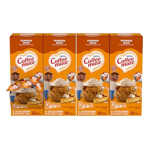 Coffee Mate Pumpkin Spice Liquid Coffee Creamer Singles