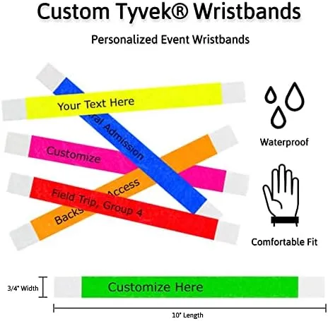 WristCo Custom Printed Wristbands