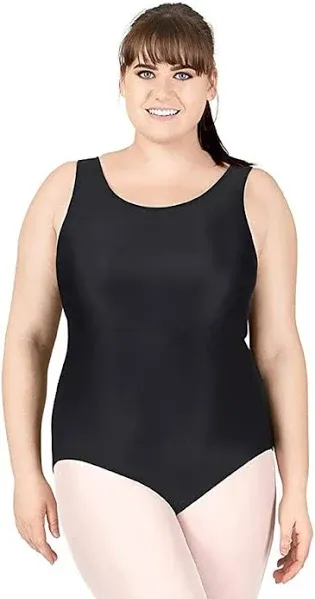 THEATRICALS Women's Plus Size Tank Dance Leotard