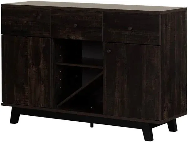 South Shore Bellami Buffet with Wine Storage