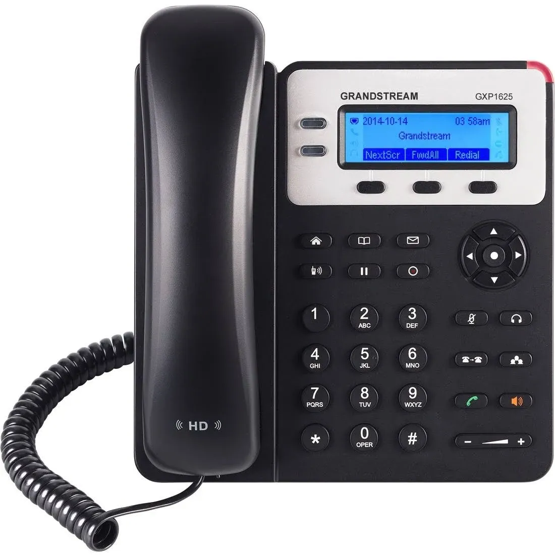 Grandstream GXP1625 - VoIP Phone - 3-Way Call Capability - SIP - 2 Lines