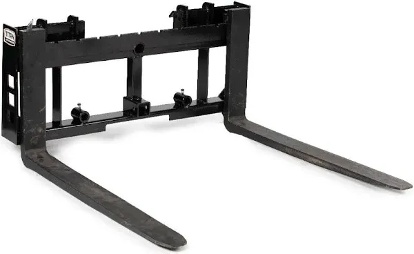 Titan Attachments 45" Skid Steer Pallet Fork Frame Attachment