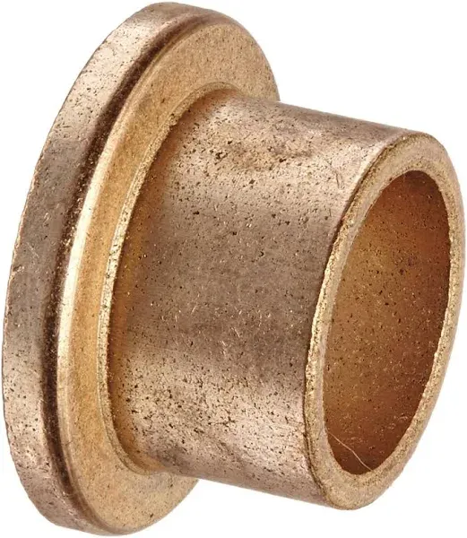 Bunting Bearings EXEF081008 Extra Lubricant with PTFE, Flange Bearing, Powdered Metal, SAE 841 1/2 " Bore x 5/8 " OD x 1/2 " Length 7/8 " Flange OD x 1/8 " Flange Thickness (3 Pack)