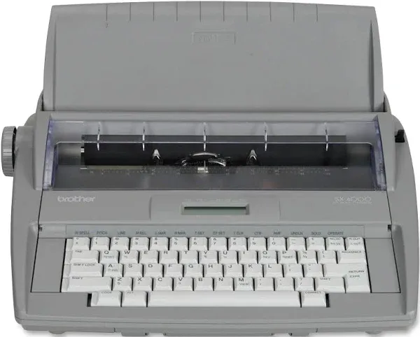 Brother SX 4000 Typewriter Parts Keyboard with keys and circuit board. Works!