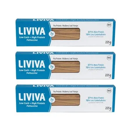 Liviva Low Carb Keto Fettuccine Pasta - 7.05 oz