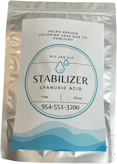 Premium Pool Stabilizer CYA Cyanuric Acid 7 lbs Bag