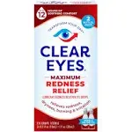 Clear Eyes Maximum Redness Relief Eye Drops