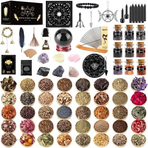 SHYSHINY Witchcraft Supplies and Tools Box