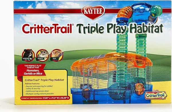 Kaytee CritterTrail Triple Play Habitat