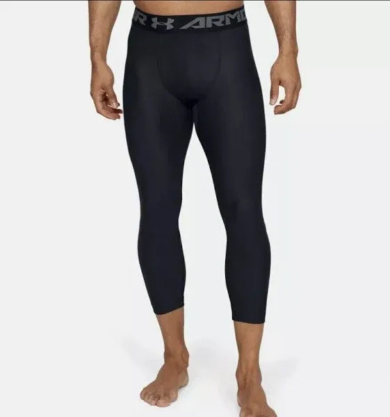 Under Armour, UA Heatgear Compression, Gray Legging, Size: Mens Small