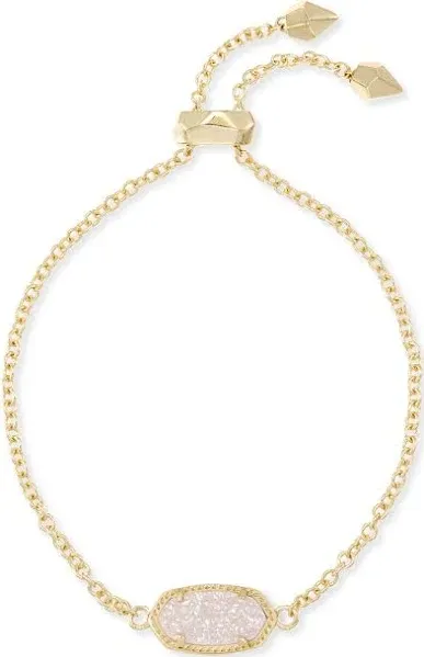 Elaina Gold Adjustable Chain Bracelet in Cobalt Cat’s Eye