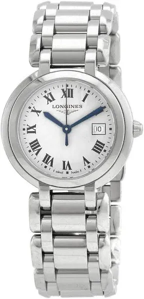 Longines Primaluna Quartz Silver Dial Ladies Watch L8.122.4.71.6