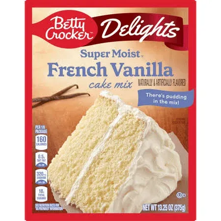 Betty Crocker French Vanilla Super Moist Cake Mix