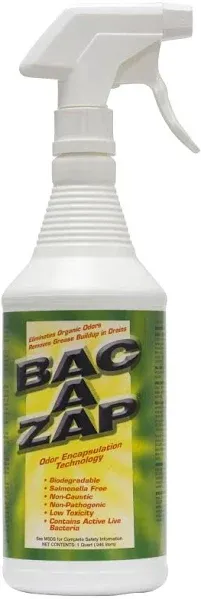 Nisus Bac-AZap Odor Eliminator, 128_ounce (30101)