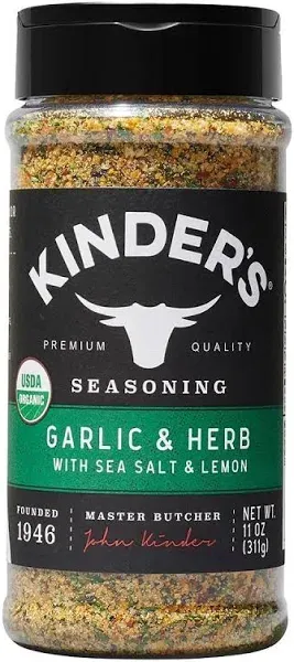 Kinder's Garlic & Herb with Sea Salt & Lemon Seasoning