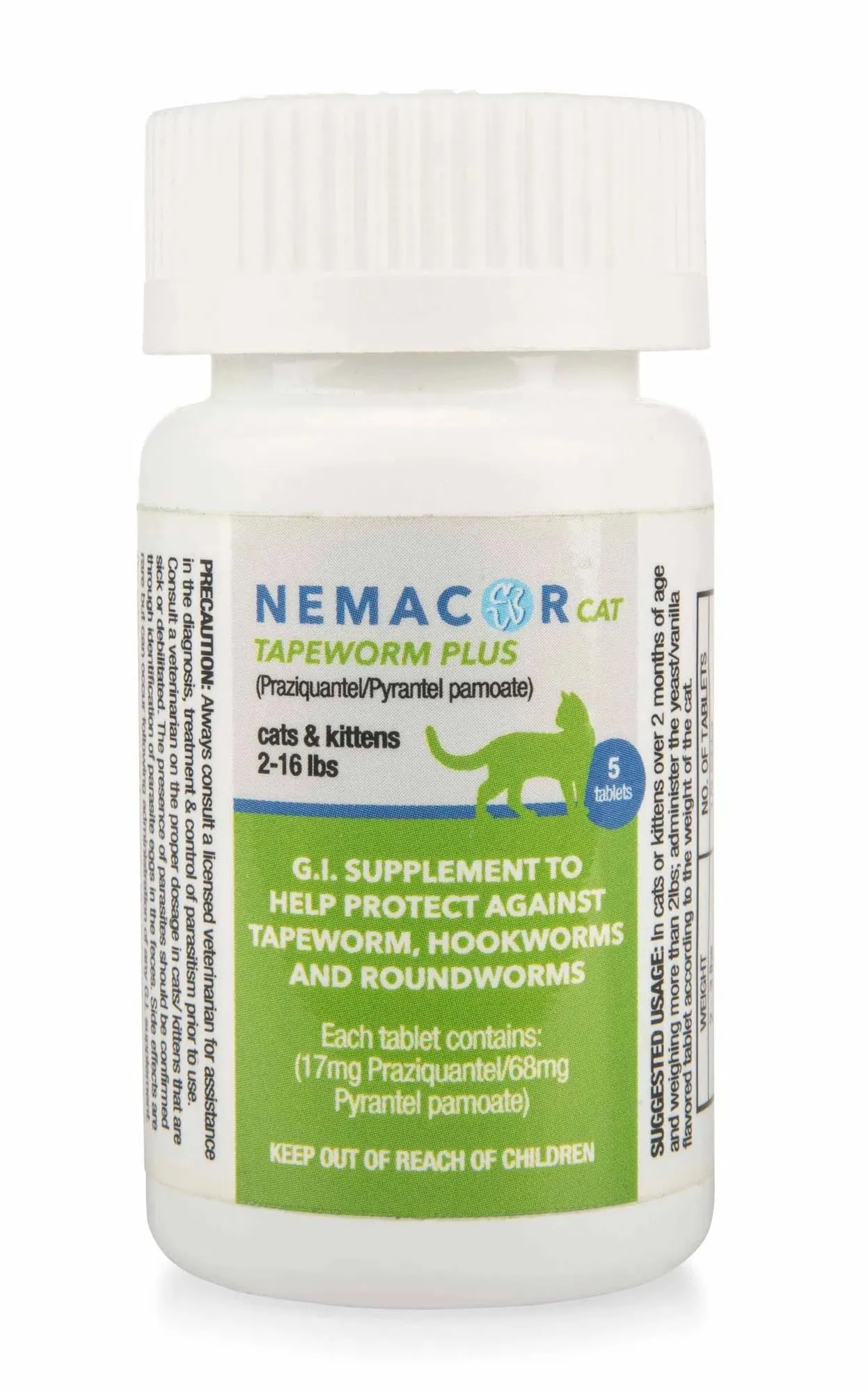 Nemacor Cat Tapeworm Plus - 5ct