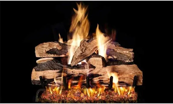 Real Fyre Vented Split Oak Designer Plus Gas Logs 24"