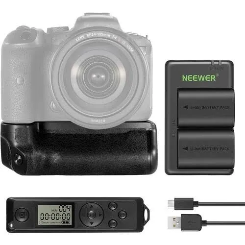 NEEWER BG-R10 Replacement Battery Grip for Canon EOS R5 R5C R6 R6 Mark