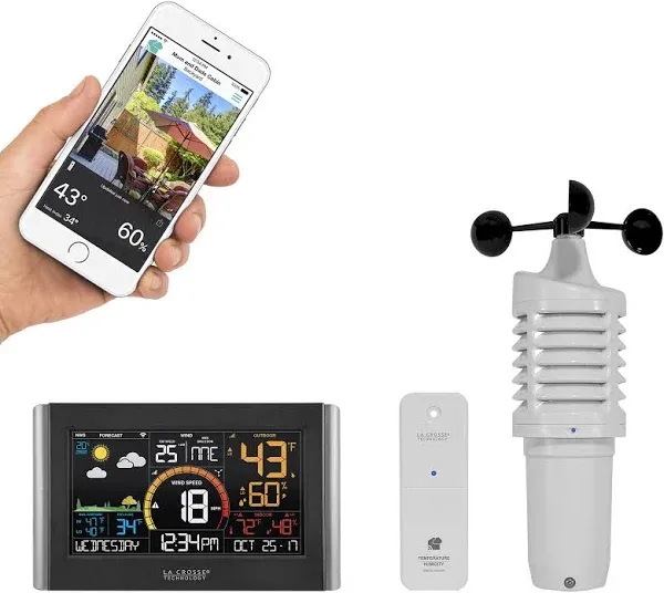 La Crosse Technology V21-WTH Wireless Wi-Fi Weather and Wind Station