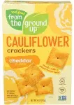 From The Ground Up Cauliflower Crackers, Cheddar Flavor - 4 oz