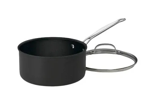 Cuisinart Chef&#039;s Classic Non-Stick Hard Anodized 3 Quart. Saucepan with Cover