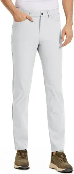 CRZ YOGA Men's All Day Comfy Golf Pants with 5-Pocket