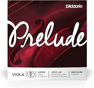 D'Addario Prelude Viola Single D String, Long Scale, Medium Tension