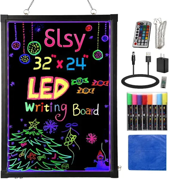 Slsy Illuminated LED Message Writing Board