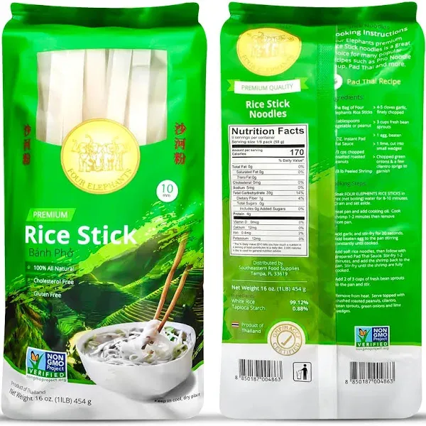 Four Elephants Premium Rice Stick Noodles