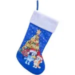 Bluey Kurt Adler 19 Inch Bingo with Tree Christmas Stocking, Blue