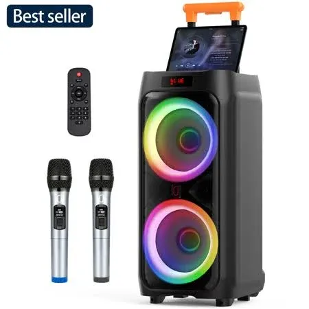 JYX T9 500W Powerful Karaoke Singing Machine - Black