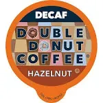 Double Donut Decaf French Vanilla Coffee Pods, Medium Roast Single Serve French Vanilla Bean Decaf Flavored Coffee Pods For Keurig K Cup Brewers, 24 Count