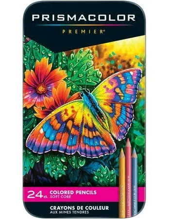 Prismacolor Premier Colored Pencils Soft Core 24-Count