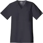 NEW Cherokee WorkWear Core Stretch Mens V-Neck Scrub Top 4743  Size Medium PEWTE