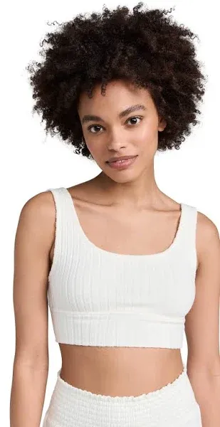 Zoe Silky Rib Tank Bra