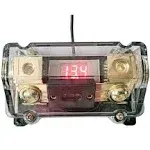 Car Audio Digital Led Display Fuse Holder ANL Include Fuse Distribution block 1 way in 1 way out